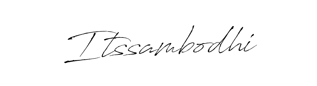Design your own signature with our free online signature maker. With this signature software, you can create a handwritten (Antro_Vectra) signature for name Itssambodhi. Itssambodhi signature style 6 images and pictures png