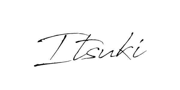 Create a beautiful signature design for name Itsuki. With this signature (Antro_Vectra) fonts, you can make a handwritten signature for free. Itsuki signature style 6 images and pictures png