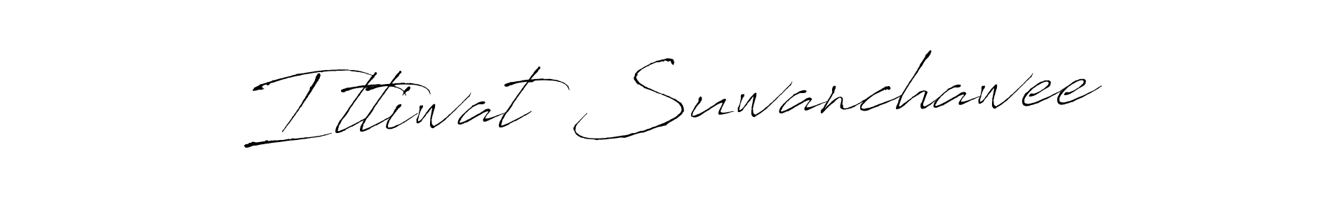 Design your own signature with our free online signature maker. With this signature software, you can create a handwritten (Antro_Vectra) signature for name Ittiwat Suwanchawee. Ittiwat Suwanchawee signature style 6 images and pictures png