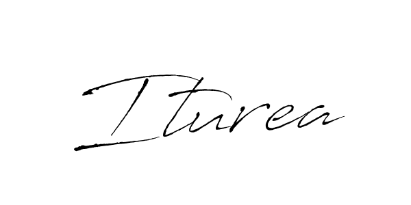 Design your own signature with our free online signature maker. With this signature software, you can create a handwritten (Antro_Vectra) signature for name Iturea. Iturea signature style 6 images and pictures png