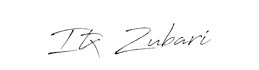 Design your own signature with our free online signature maker. With this signature software, you can create a handwritten (Antro_Vectra) signature for name Itx  Zubari. Itx  Zubari signature style 6 images and pictures png
