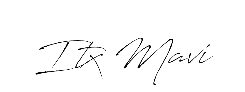 Design your own signature with our free online signature maker. With this signature software, you can create a handwritten (Antro_Vectra) signature for name Itx Mavi. Itx Mavi signature style 6 images and pictures png