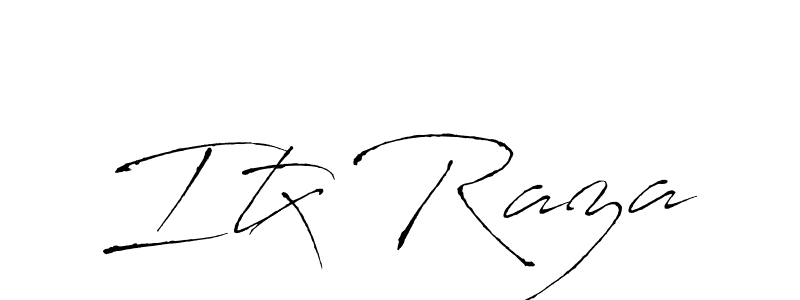 Also we have Itx Raza name is the best signature style. Create professional handwritten signature collection using Antro_Vectra autograph style. Itx Raza signature style 6 images and pictures png