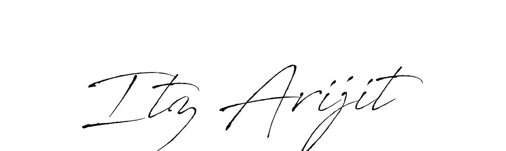 Also You can easily find your signature by using the search form. We will create Itz Arijit name handwritten signature images for you free of cost using Antro_Vectra sign style. Itz Arijit signature style 6 images and pictures png