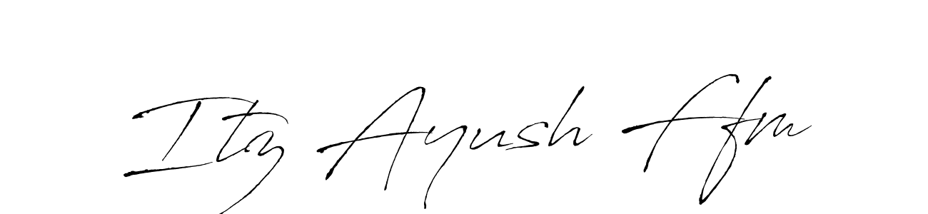 This is the best signature style for the Itz Ayush Ffm name. Also you like these signature font (Antro_Vectra). Mix name signature. Itz Ayush Ffm signature style 6 images and pictures png