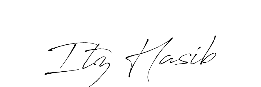 Make a beautiful signature design for name Itz Hasib. With this signature (Antro_Vectra) style, you can create a handwritten signature for free. Itz Hasib signature style 6 images and pictures png