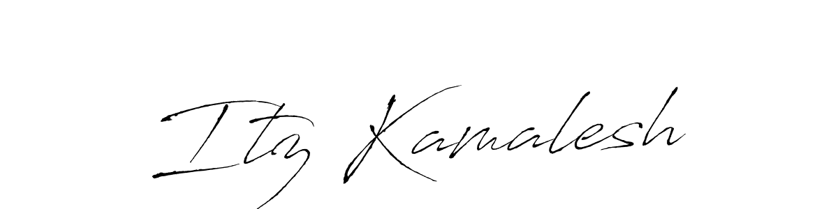 The best way (Antro_Vectra) to make a short signature is to pick only two or three words in your name. The name Itz Kamalesh include a total of six letters. For converting this name. Itz Kamalesh signature style 6 images and pictures png