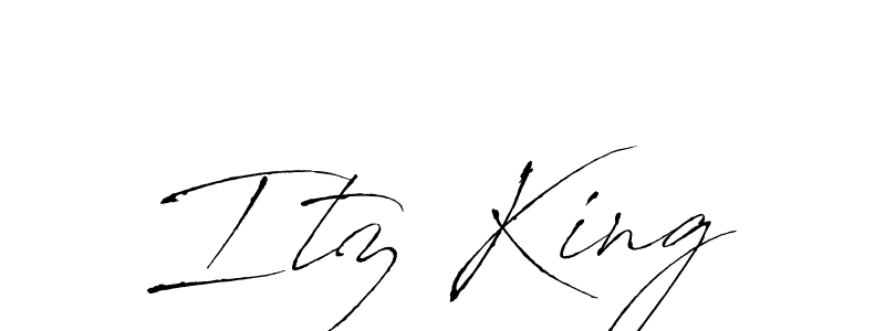 Antro_Vectra is a professional signature style that is perfect for those who want to add a touch of class to their signature. It is also a great choice for those who want to make their signature more unique. Get Itz King name to fancy signature for free. Itz King signature style 6 images and pictures png