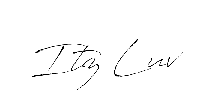 This is the best signature style for the Itz Luv name. Also you like these signature font (Antro_Vectra). Mix name signature. Itz Luv signature style 6 images and pictures png