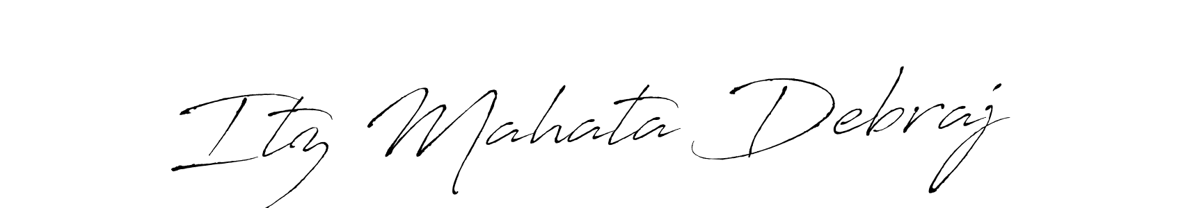 Also You can easily find your signature by using the search form. We will create Itz Mahata Debraj name handwritten signature images for you free of cost using Antro_Vectra sign style. Itz Mahata Debraj signature style 6 images and pictures png