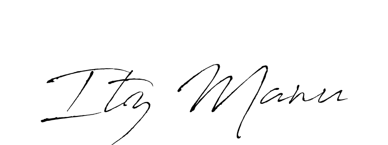 Antro_Vectra is a professional signature style that is perfect for those who want to add a touch of class to their signature. It is also a great choice for those who want to make their signature more unique. Get Itz Manu name to fancy signature for free. Itz Manu signature style 6 images and pictures png