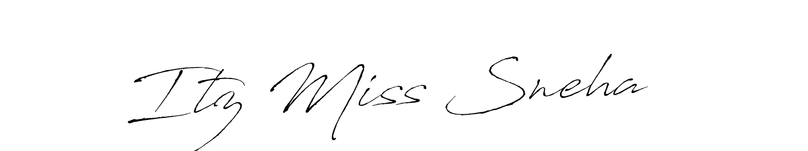 It looks lik you need a new signature style for name Itz Miss Sneha  . Design unique handwritten (Antro_Vectra) signature with our free signature maker in just a few clicks. Itz Miss Sneha   signature style 6 images and pictures png