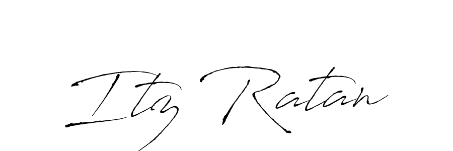 Similarly Antro_Vectra is the best handwritten signature design. Signature creator online .You can use it as an online autograph creator for name Itz Ratan. Itz Ratan signature style 6 images and pictures png