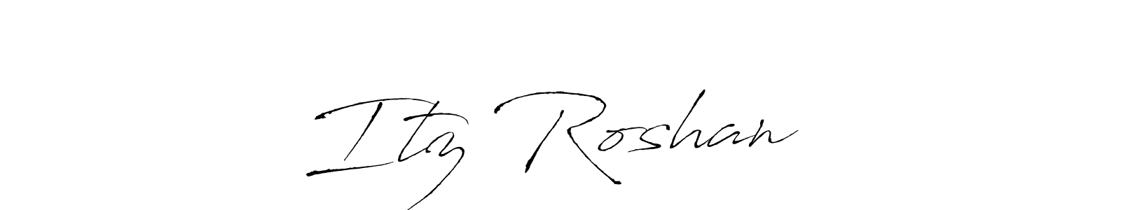 The best way (Antro_Vectra) to make a short signature is to pick only two or three words in your name. The name Itz Roshan♥️ include a total of six letters. For converting this name. Itz Roshan♥️ signature style 6 images and pictures png