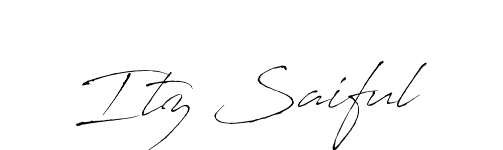 Make a beautiful signature design for name Itz Saiful. Use this online signature maker to create a handwritten signature for free. Itz Saiful signature style 6 images and pictures png