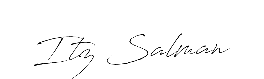 Similarly Antro_Vectra is the best handwritten signature design. Signature creator online .You can use it as an online autograph creator for name Itz Salman. Itz Salman signature style 6 images and pictures png