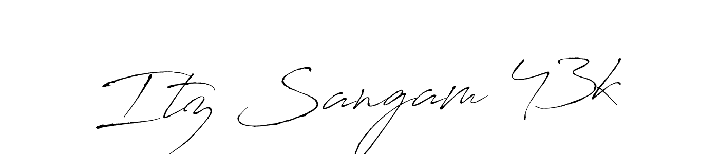 You can use this online signature creator to create a handwritten signature for the name Itz Sangam 43k. This is the best online autograph maker. Itz Sangam 43k signature style 6 images and pictures png