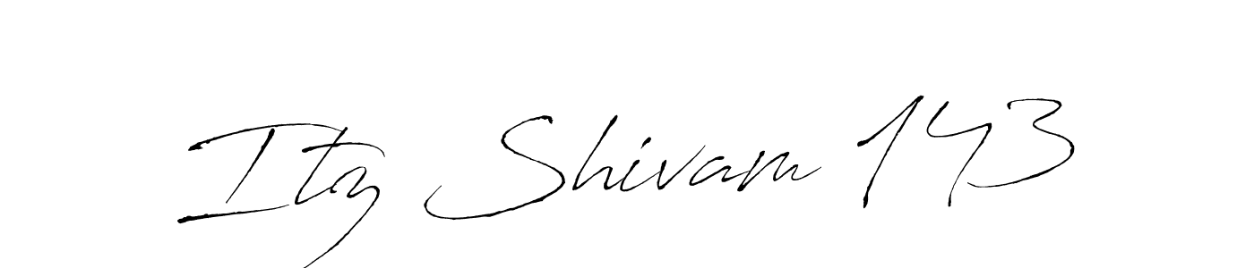 Once you've used our free online signature maker to create your best signature Antro_Vectra style, it's time to enjoy all of the benefits that Itz Shivam 143 name signing documents. Itz Shivam 143 signature style 6 images and pictures png