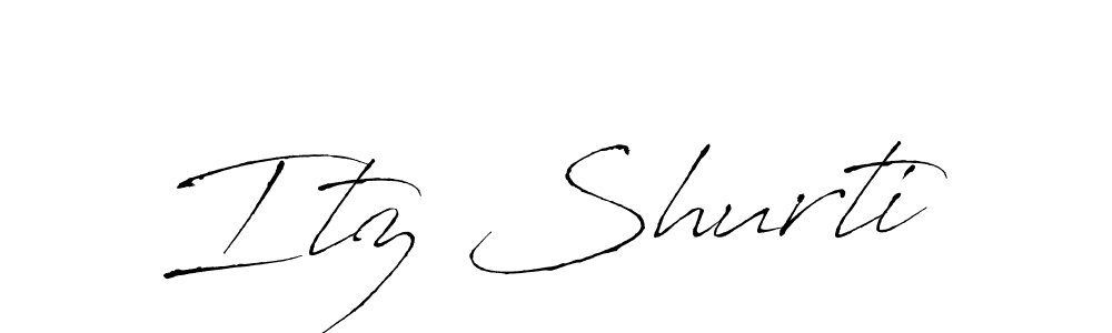 Antro_Vectra is a professional signature style that is perfect for those who want to add a touch of class to their signature. It is also a great choice for those who want to make their signature more unique. Get Itz Shurti name to fancy signature for free. Itz Shurti signature style 6 images and pictures png