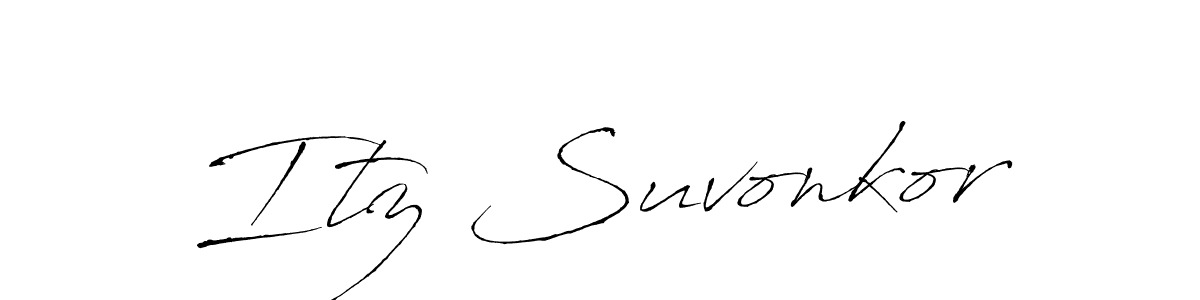 Itz Suvonkor stylish signature style. Best Handwritten Sign (Antro_Vectra) for my name. Handwritten Signature Collection Ideas for my name Itz Suvonkor. Itz Suvonkor signature style 6 images and pictures png