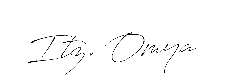 Design your own signature with our free online signature maker. With this signature software, you can create a handwritten (Antro_Vectra) signature for name Itz. Omya. Itz. Omya signature style 6 images and pictures png