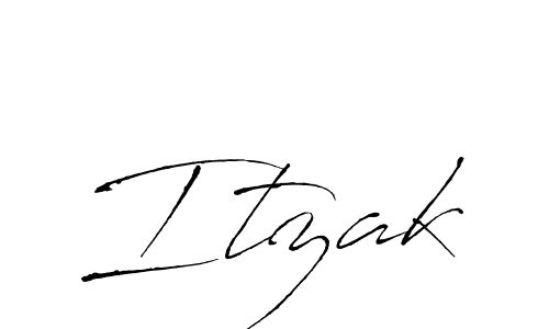 if you are searching for the best signature style for your name Itzak. so please give up your signature search. here we have designed multiple signature styles  using Antro_Vectra. Itzak signature style 6 images and pictures png