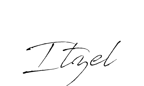 How to make Itzel name signature. Use Antro_Vectra style for creating short signs online. This is the latest handwritten sign. Itzel signature style 6 images and pictures png