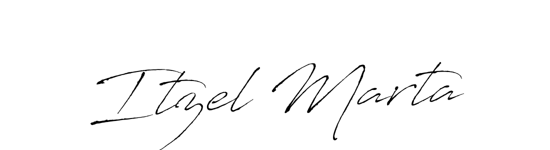 Also You can easily find your signature by using the search form. We will create Itzel Marta name handwritten signature images for you free of cost using Antro_Vectra sign style. Itzel Marta signature style 6 images and pictures png