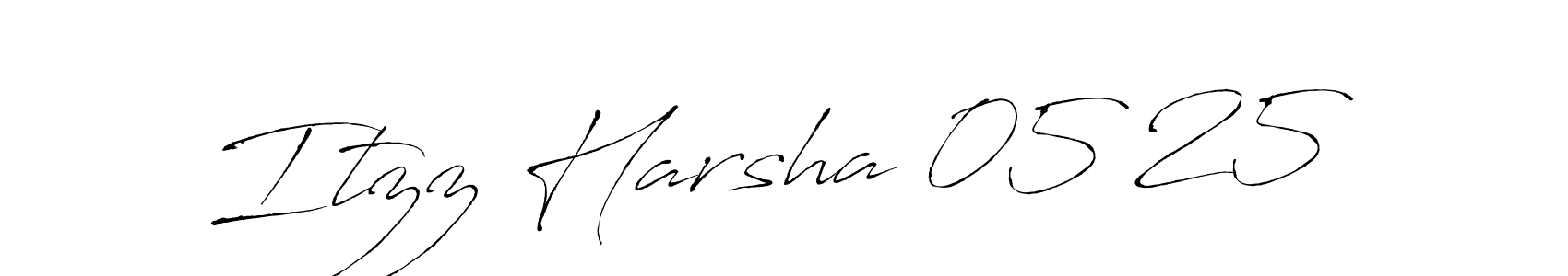 Use a signature maker to create a handwritten signature online. With this signature software, you can design (Antro_Vectra) your own signature for name Itzz Harsha 05 25. Itzz Harsha 05 25 signature style 6 images and pictures png