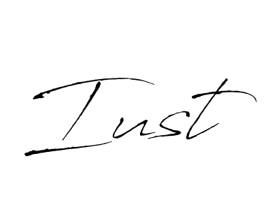 How to Draw Iust signature style? Antro_Vectra is a latest design signature styles for name Iust. Iust signature style 6 images and pictures png