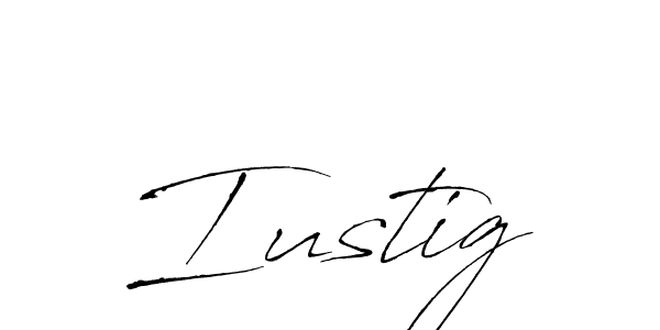 How to Draw Iustig signature style? Antro_Vectra is a latest design signature styles for name Iustig. Iustig signature style 6 images and pictures png