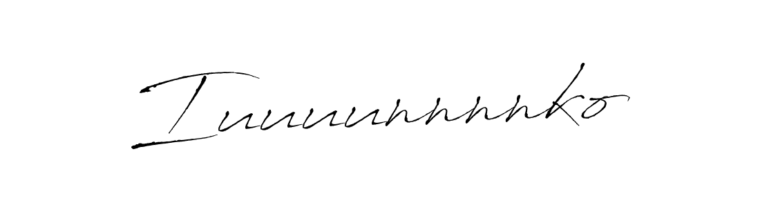 You should practise on your own different ways (Antro_Vectra) to write your name (Iuuuunnnnko) in signature. don't let someone else do it for you. Iuuuunnnnko signature style 6 images and pictures png