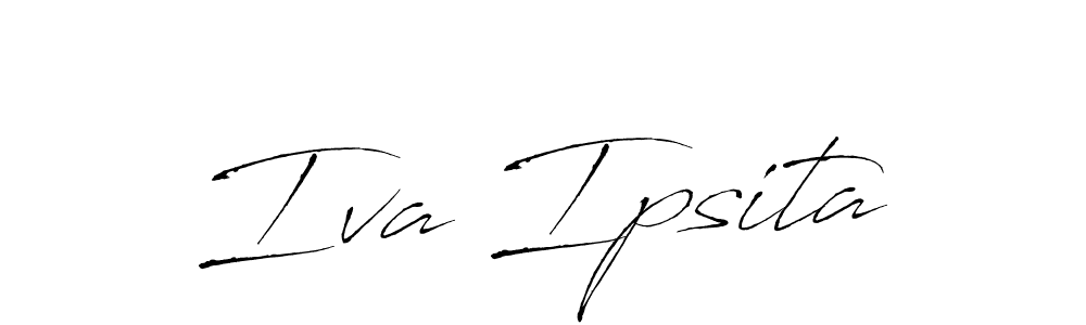 Also You can easily find your signature by using the search form. We will create Iva Ipsita name handwritten signature images for you free of cost using Antro_Vectra sign style. Iva Ipsita signature style 6 images and pictures png