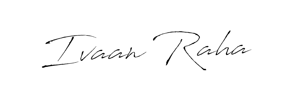 The best way (Antro_Vectra) to make a short signature is to pick only two or three words in your name. The name Ivaan Raha include a total of six letters. For converting this name. Ivaan Raha signature style 6 images and pictures png