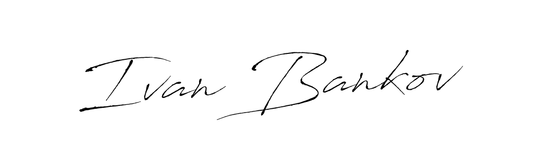 Ivan Bankov stylish signature style. Best Handwritten Sign (Antro_Vectra) for my name. Handwritten Signature Collection Ideas for my name Ivan Bankov. Ivan Bankov signature style 6 images and pictures png