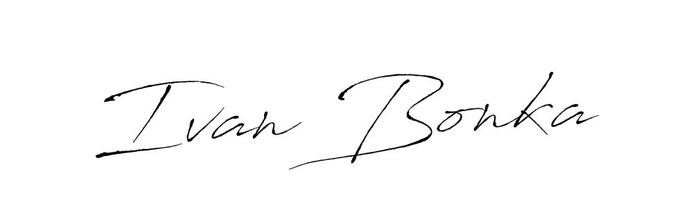 Similarly Antro_Vectra is the best handwritten signature design. Signature creator online .You can use it as an online autograph creator for name Ivan Bonka. Ivan Bonka signature style 6 images and pictures png