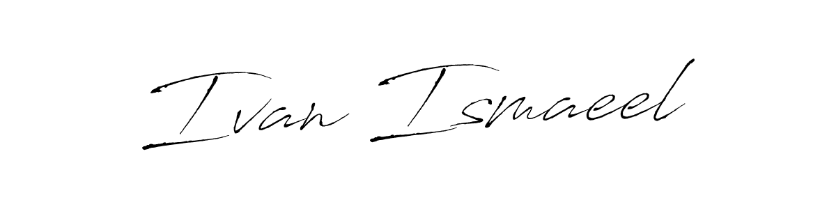 Create a beautiful signature design for name Ivan Ismaeel. With this signature (Antro_Vectra) fonts, you can make a handwritten signature for free. Ivan Ismaeel signature style 6 images and pictures png