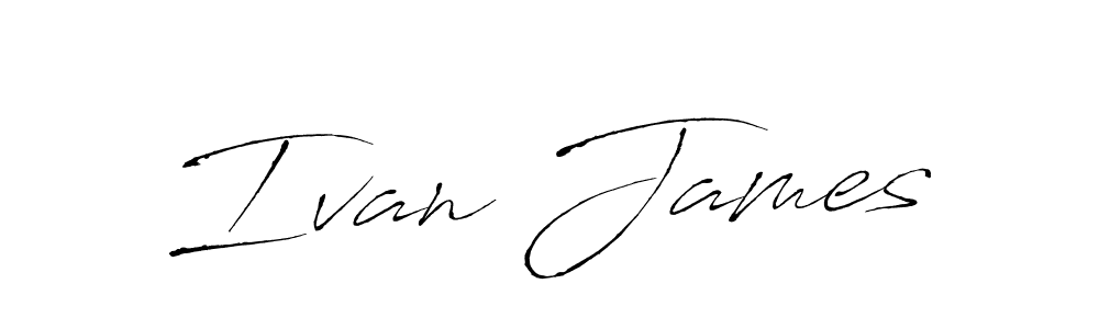 How to Draw Ivan James signature style? Antro_Vectra is a latest design signature styles for name Ivan James. Ivan James signature style 6 images and pictures png