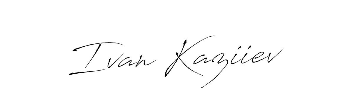 Similarly Antro_Vectra is the best handwritten signature design. Signature creator online .You can use it as an online autograph creator for name Ivan Kaziiev. Ivan Kaziiev signature style 6 images and pictures png