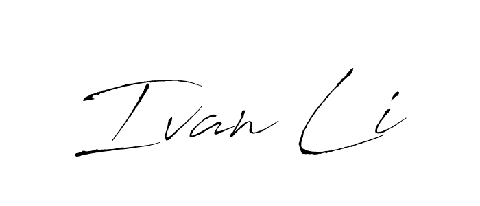 Similarly Antro_Vectra is the best handwritten signature design. Signature creator online .You can use it as an online autograph creator for name Ivan Li. Ivan Li signature style 6 images and pictures png