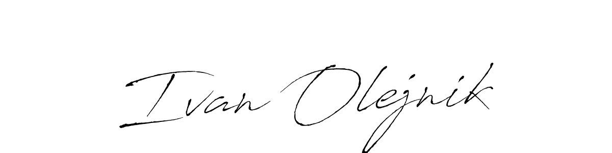 Use a signature maker to create a handwritten signature online. With this signature software, you can design (Antro_Vectra) your own signature for name Ivan Olejnik. Ivan Olejnik signature style 6 images and pictures png