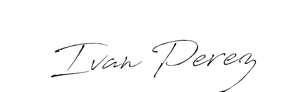 The best way (Antro_Vectra) to make a short signature is to pick only two or three words in your name. The name Ivan Perez include a total of six letters. For converting this name. Ivan Perez signature style 6 images and pictures png