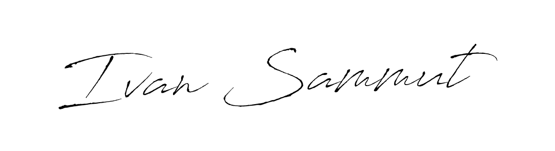 Design your own signature with our free online signature maker. With this signature software, you can create a handwritten (Antro_Vectra) signature for name Ivan Sammut. Ivan Sammut signature style 6 images and pictures png