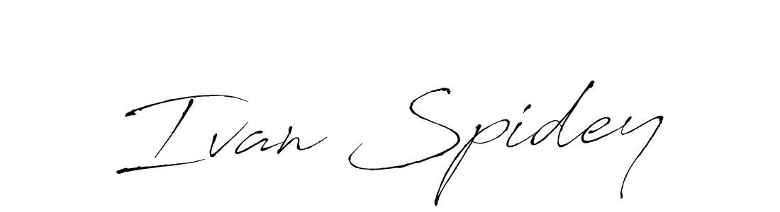 Use a signature maker to create a handwritten signature online. With this signature software, you can design (Antro_Vectra) your own signature for name Ivan Spidey. Ivan Spidey signature style 6 images and pictures png