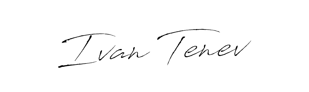 How to make Ivan Tenev signature? Antro_Vectra is a professional autograph style. Create handwritten signature for Ivan Tenev name. Ivan Tenev signature style 6 images and pictures png