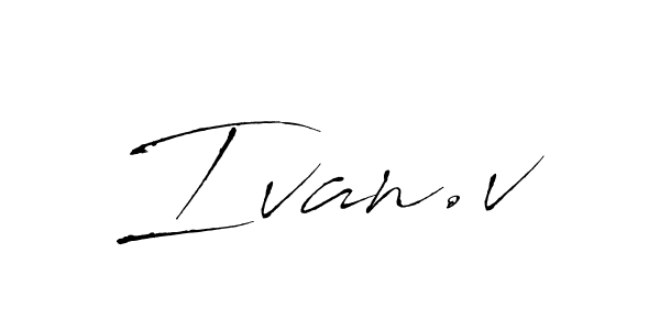 See photos of Ivan.v official signature by Spectra . Check more albums & portfolios. Read reviews & check more about Antro_Vectra font. Ivan.v signature style 6 images and pictures png
