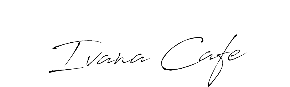 Make a beautiful signature design for name Ivana Cafe. Use this online signature maker to create a handwritten signature for free. Ivana Cafe signature style 6 images and pictures png