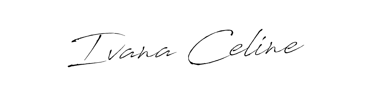 You can use this online signature creator to create a handwritten signature for the name Ivana Celine. This is the best online autograph maker. Ivana Celine signature style 6 images and pictures png