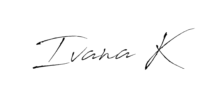 See photos of Ivana K official signature by Spectra . Check more albums & portfolios. Read reviews & check more about Antro_Vectra font. Ivana K signature style 6 images and pictures png