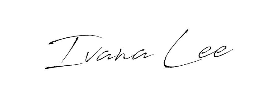 Use a signature maker to create a handwritten signature online. With this signature software, you can design (Antro_Vectra) your own signature for name Ivana Lee. Ivana Lee signature style 6 images and pictures png